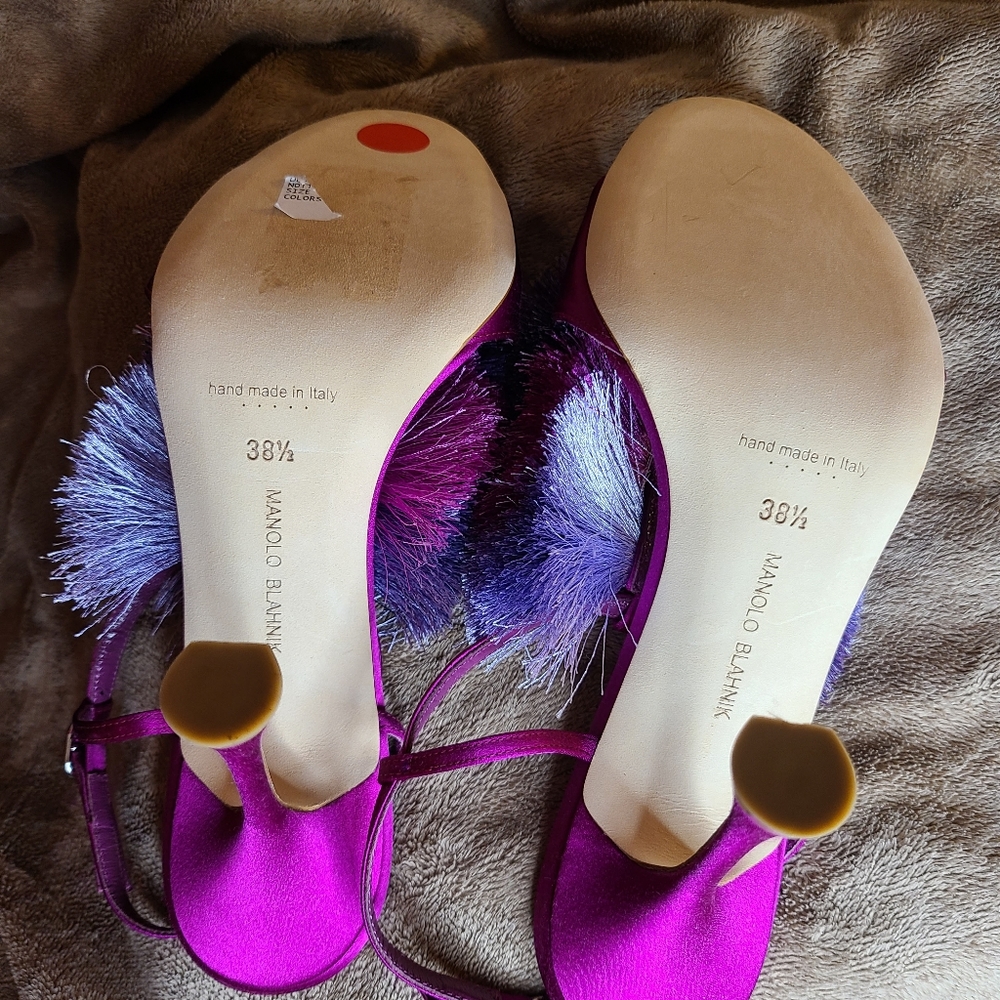 Manolo Blahnik Slingback Sandals - Picture 3 of 8